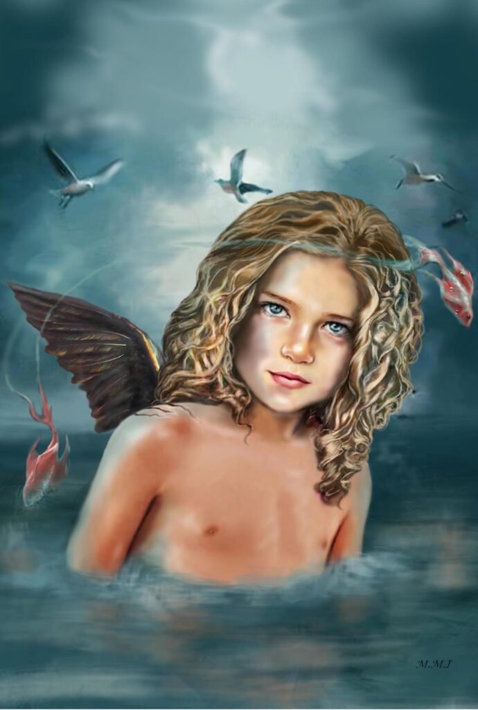 Arte digital 2 como los peces46x31