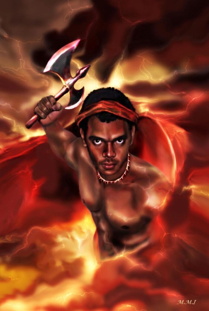 Arte digital 46 shango 46x31