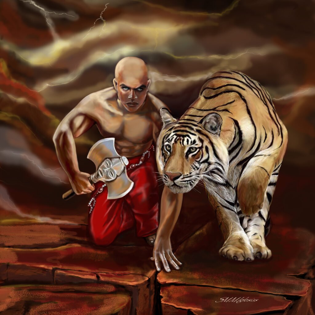 Arte digital chango 72 pulg x72 pulg